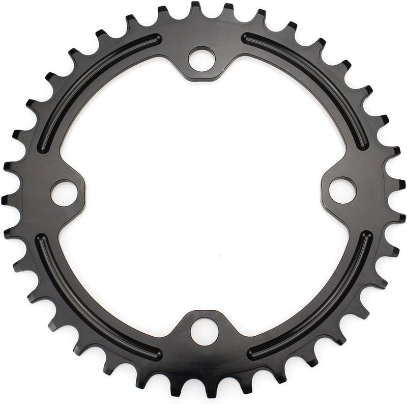 FOMTOR 104 BCD Chainring (30-52T) 7-12 Speed Compatible CNC 7075 Aluminum Narrow Wide Tooth Round Oval Chainrings for MTB/Road Bike Ebike Chainwheel Black/Red - Image 4